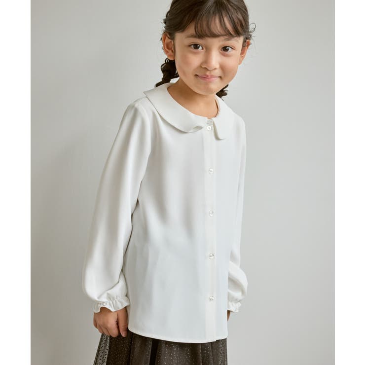【KIDS/キッズ】丸衿ブラウス/セレモニー対応 | ROPE' PICNIC【KIDS】 | 詳細画像4 