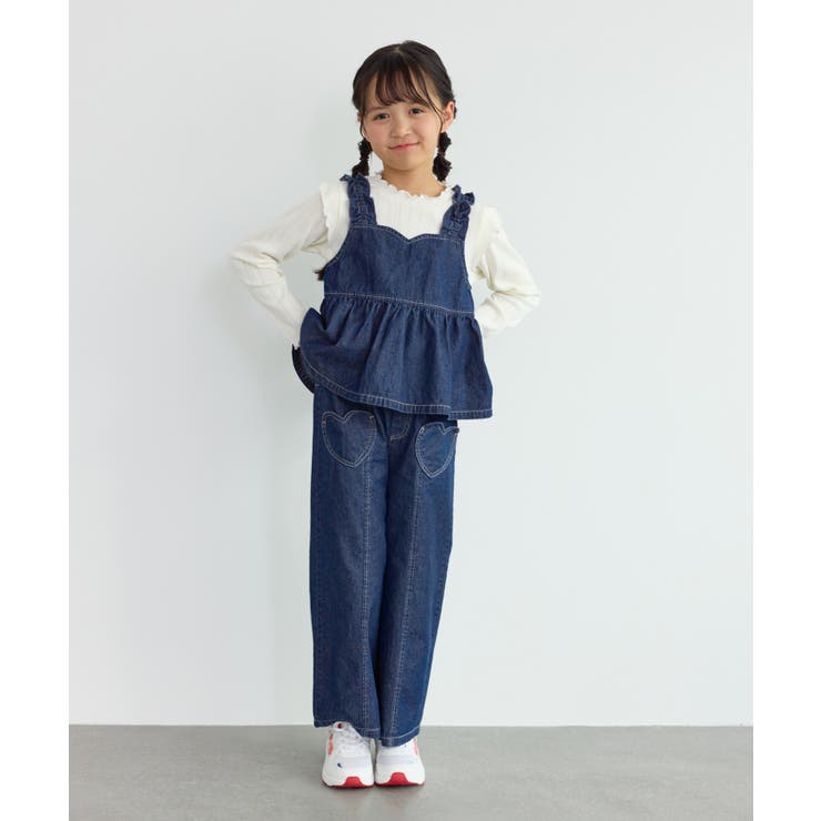【KIDS/キッズ】ハートカットデニムビスチェ | ROPE' PICNIC【KIDS】 | 詳細画像2 