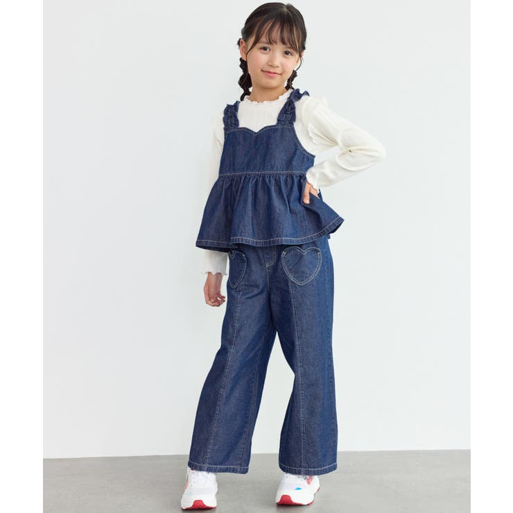 【KIDS/キッズ】ハートカットデニムビスチェ | ROPE' PICNIC【KIDS】 | 詳細画像3 