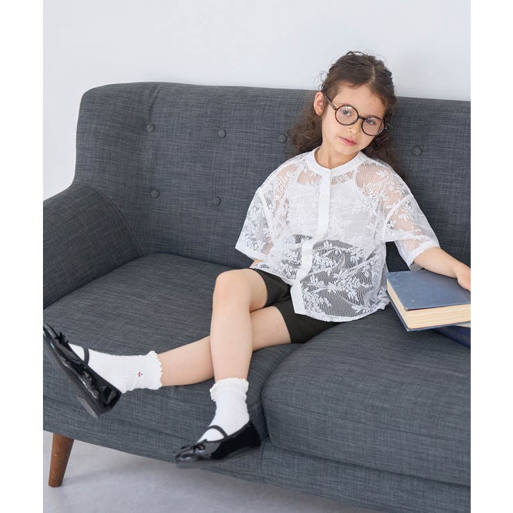 【KIDS】リンクコーデ/レース羽織り半袖シャツ | ROPE' PICNIC【KIDS】 | 詳細画像4 