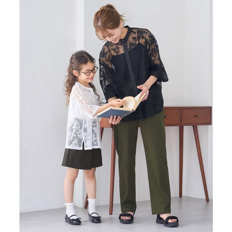 【KIDS】リンクコーデ/レース羽織り半袖シャツ | ROPE' PICNIC【KIDS】 | 詳細画像5 