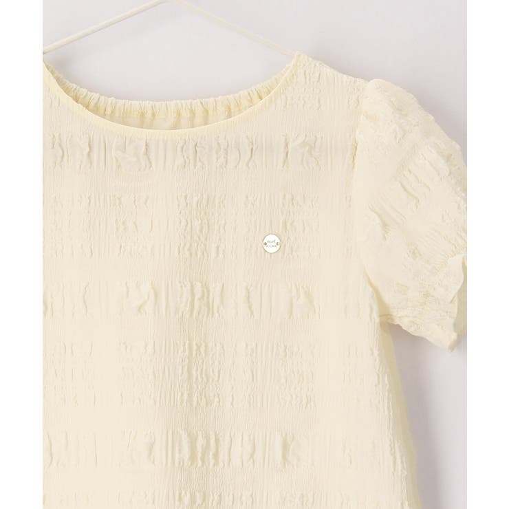 【KIDS】リンクコーデ/パフスリーブポコポコジャガードブラウス | ROPE' PICNIC【KIDS】 | 詳細画像18 