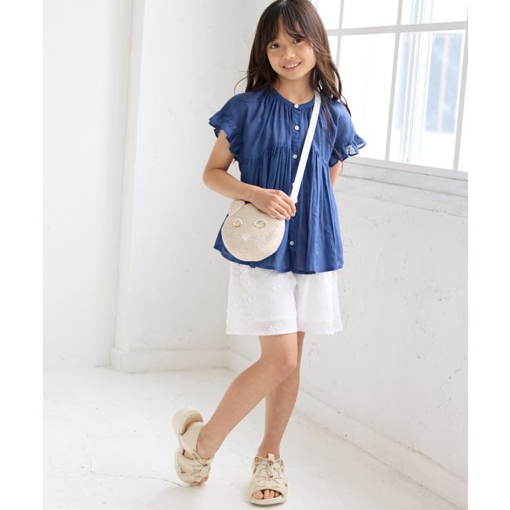 【KIDS/キッズ】コットンボイルギャザーブラウス/リンクコーデ | ROPE' PICNIC【KIDS】 | 詳細画像16 