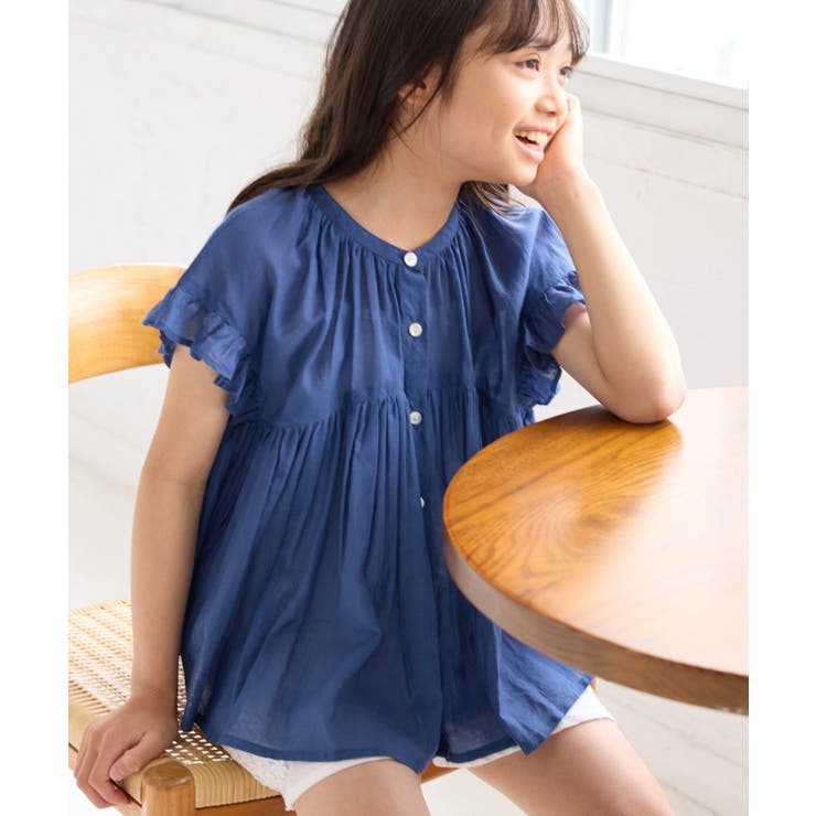 【KIDS/キッズ】コットンボイルギャザーブラウス/リンクコーデ | ROPE' PICNIC【KIDS】 | 詳細画像17 