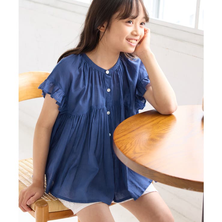 【KIDS/キッズ】コットンボイルギャザーブラウス/リンクコーデ | ROPE' PICNIC【KIDS】 | 詳細画像18 