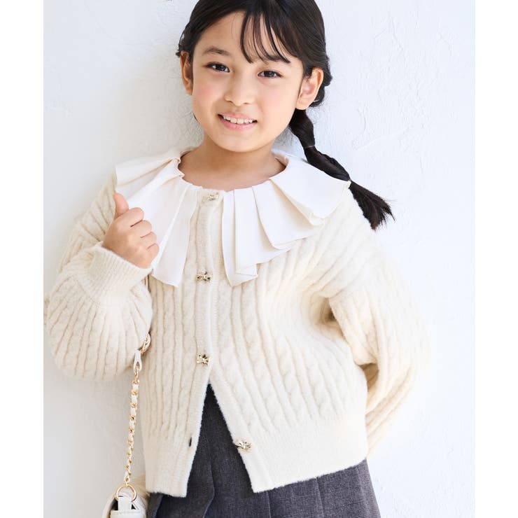 【KIDS/キッズ】ラッフルカラーブラウス | ROPE' PICNIC【KIDS】 | 詳細画像8 