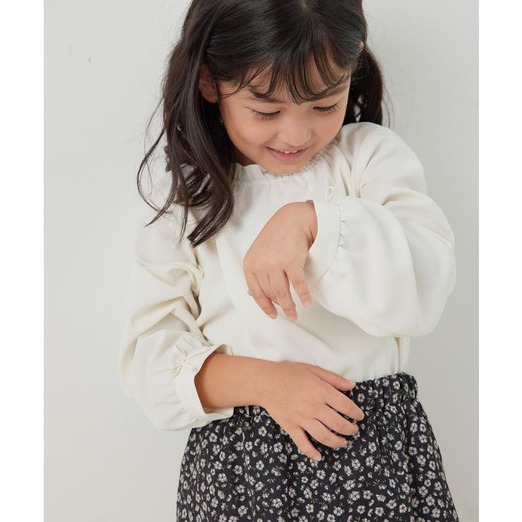 【KIDS】白からの解放 袖リボンブラウス リンクコーデ | ROPE' PICNIC【KIDS】 | 詳細画像4 