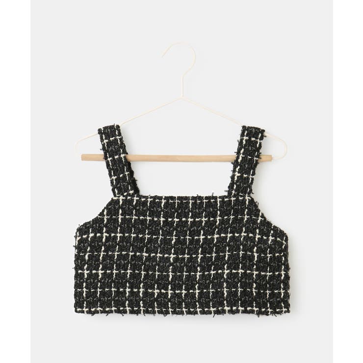 【KIDS】チェックツイードビスチェ/セットアップ対応 | ROPE' PICNIC【KIDS】 | 詳細画像6 