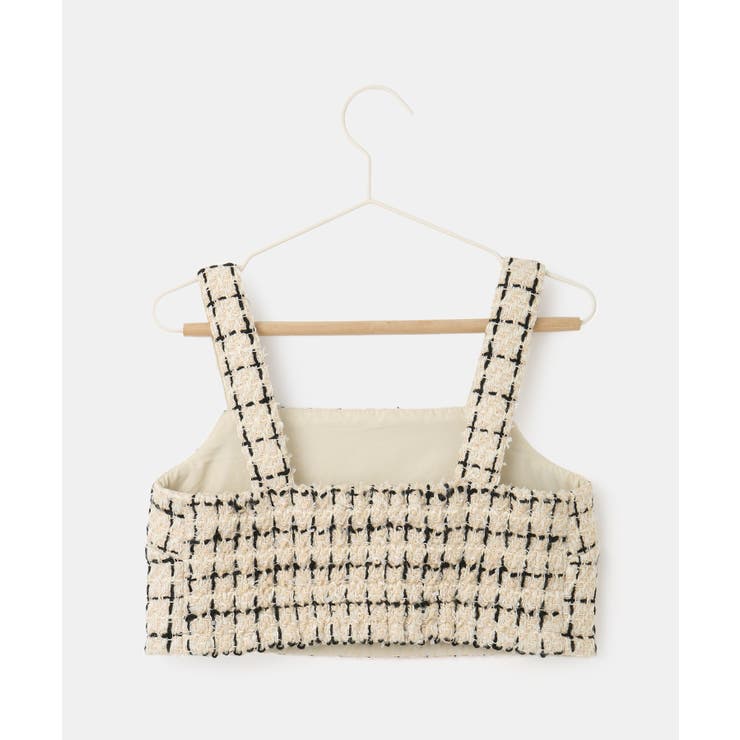 【KIDS】チェックツイードビスチェ/セットアップ対応 | ROPE' PICNIC【KIDS】 | 詳細画像8 