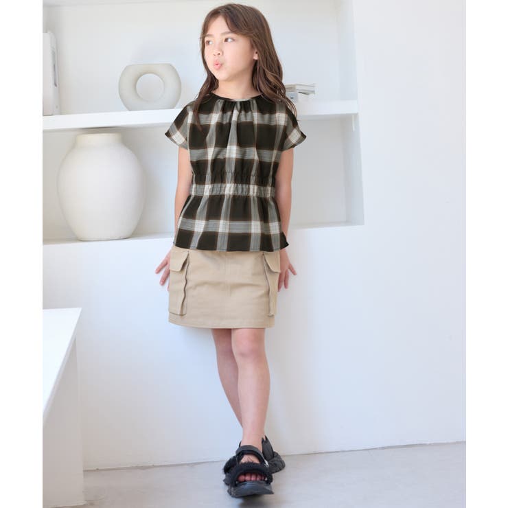 【KIDS/キッズ】チェックシャーリングシャツ/リンクコーデ | ROPE' PICNIC【KIDS】 | 詳細画像3 