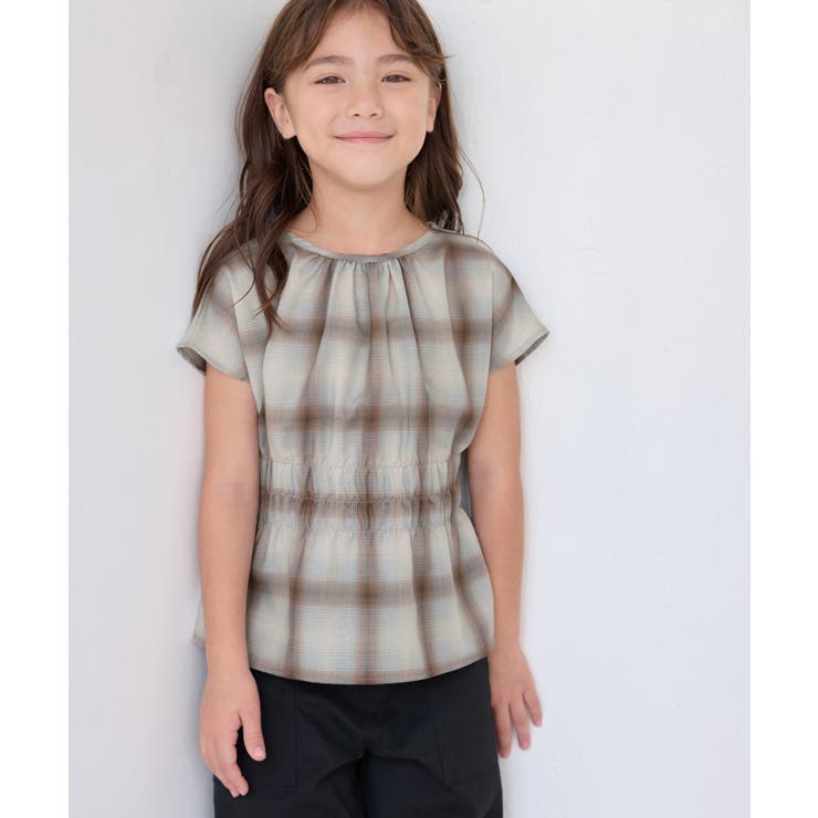 【KIDS/キッズ】チェックシャーリングシャツ/リンクコーデ | ROPE' PICNIC【KIDS】 | 詳細画像7 