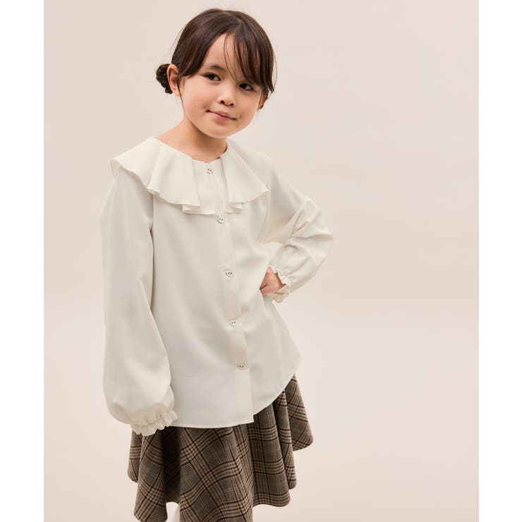 【KIDS/キッズ】フレアカラーブラウス/リンクコーデ | ROPE' PICNIC【KIDS】 | 詳細画像2 