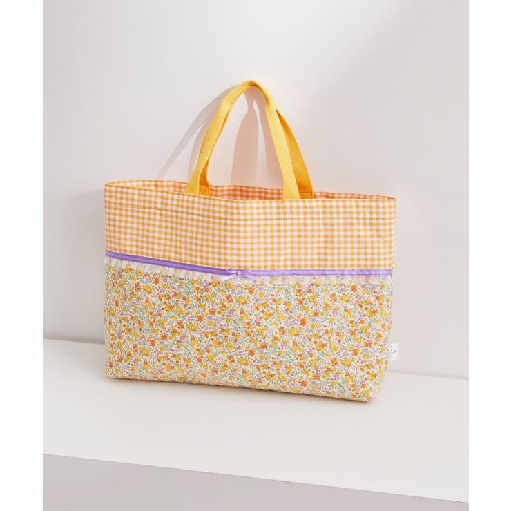 KIDS】リバーシブル小花レッスンバッグ[品番：RPCW0035238]｜ROPE