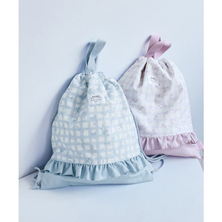 【KIDS/キッズ】チェック×リボン柄ナップザック | ROPE' PICNIC【KIDS】 | 詳細画像7 