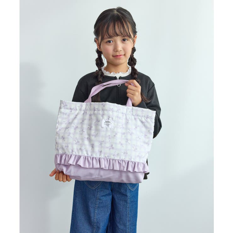 【KIDS/キッズ】チェック×リボン柄レッスンバッグ | ROPE' PICNIC【KIDS】 | 詳細画像6 