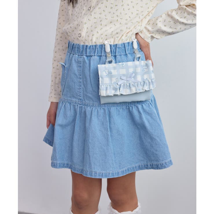 【KIDS/キッズ】チェック×リボン柄移動ポケット | ROPE' PICNIC【KIDS】 | 詳細画像2 