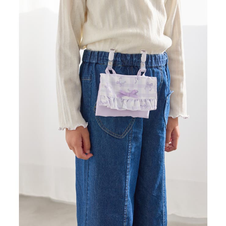 【KIDS/キッズ】チェック×リボン柄移動ポケット | ROPE' PICNIC【KIDS】 | 詳細画像3 