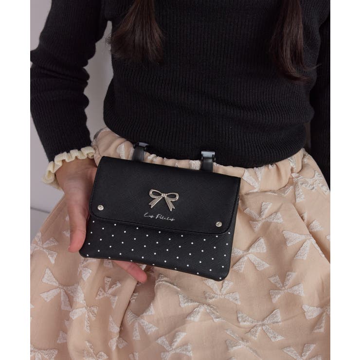 【KIDS キッズ】【Coboca+ コボカプラス】合皮ドットリボンマルチポケッ… | ROPE' PICNIC【KIDS】 | 詳細画像1 