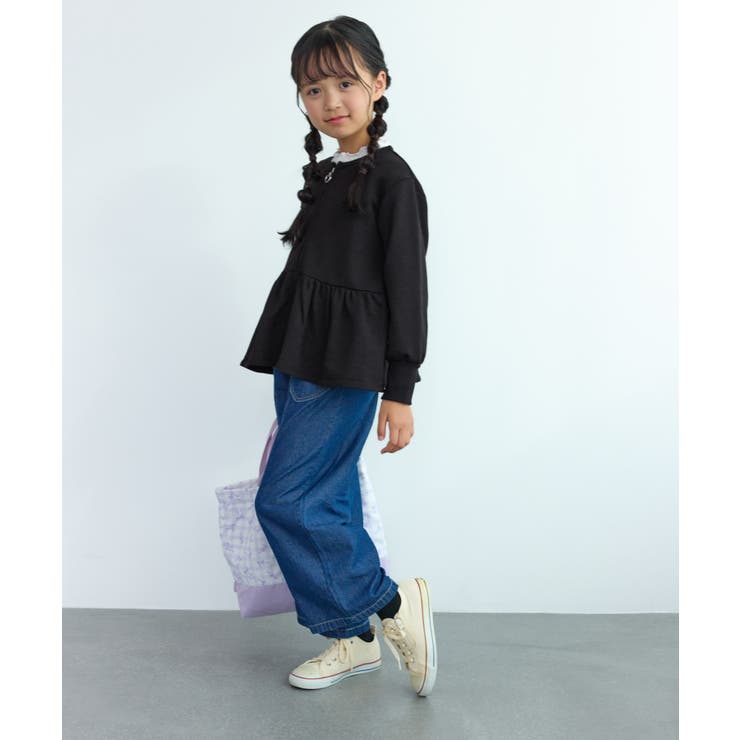 【KIDS/キッズ】ラメ裏毛ペプラムジップカーディガン | ROPE' PICNIC【KIDS】 | 詳細画像4 