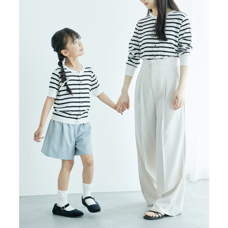 【KIDS】半袖ベーシックカーディガン/リンクコーデ | ROPE' PICNIC【KIDS】 | 詳細画像10 