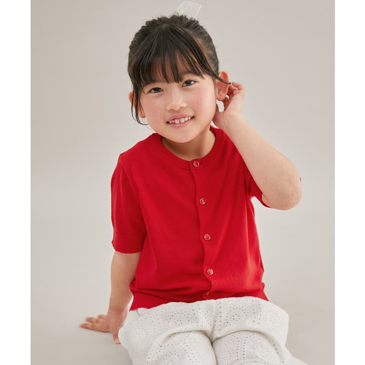 【KIDS】半袖ベーシックカーディガン/リンクコーデ | ROPE' PICNIC【KIDS】 | 詳細画像17 