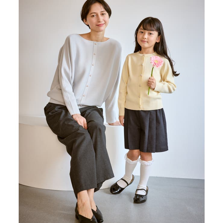 アソートボタンマシュマロニットカーディガン イージーケア リンクコーデ | ROPE' PICNIC【KIDS】 | 詳細画像11 