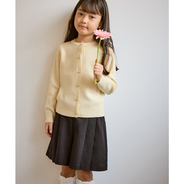 アソートボタンマシュマロニットカーディガン イージーケア リンクコーデ | ROPE' PICNIC【KIDS】 | 詳細画像8 