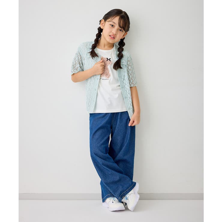 【KIDS/キッズ】カットレースポロトップス/リンクコーデ | ROPE' PICNIC【KIDS】 | 詳細画像7 