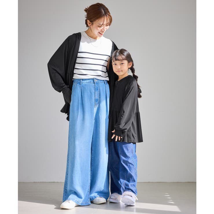 【KIDS キッズ】ひんやりペプラムジップパーカー UVカット | ROPE' PICNIC【KIDS】 | 詳細画像22 