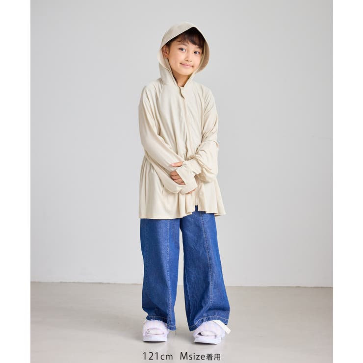 【KIDS キッズ】ひんやりペプラムジップパーカー UVカット | ROPE' PICNIC【KIDS】 | 詳細画像23 