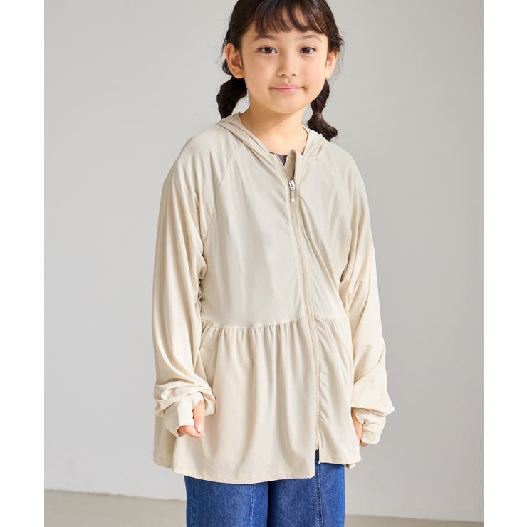 【KIDS キッズ】ひんやりペプラムジップパーカー UVカット | ROPE' PICNIC【KIDS】 | 詳細画像28 
