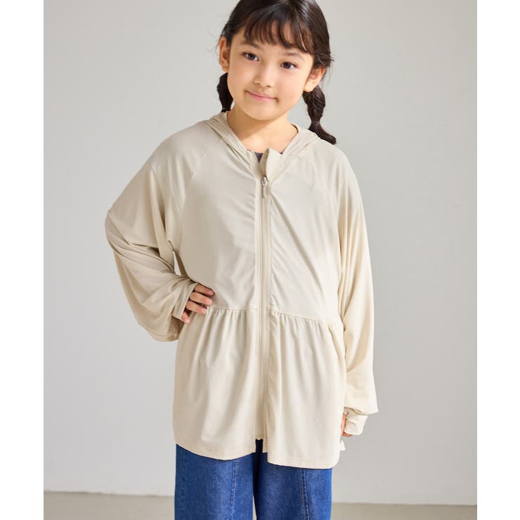 【KIDS キッズ】ひんやりペプラムジップパーカー UVカット | ROPE' PICNIC【KIDS】 | 詳細画像29 