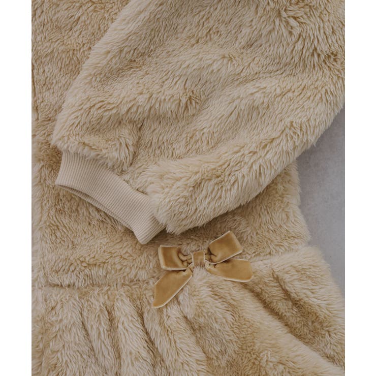 【KIDS/キッズ】ベロアリボンボアペプラムカーディガン | ROPE' PICNIC【KIDS】 | 詳細画像21 