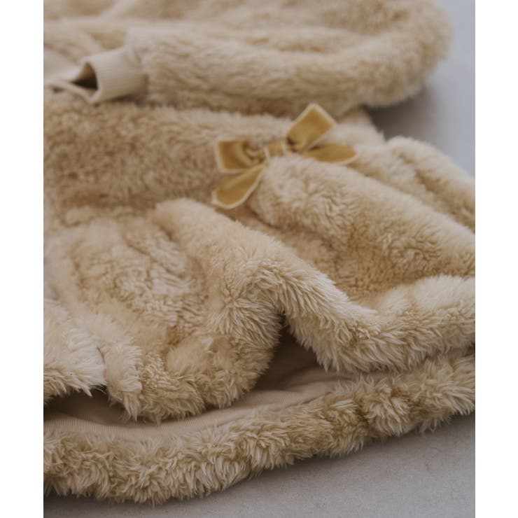 【KIDS/キッズ】ベロアリボンボアペプラムカーディガン | ROPE' PICNIC【KIDS】 | 詳細画像22 