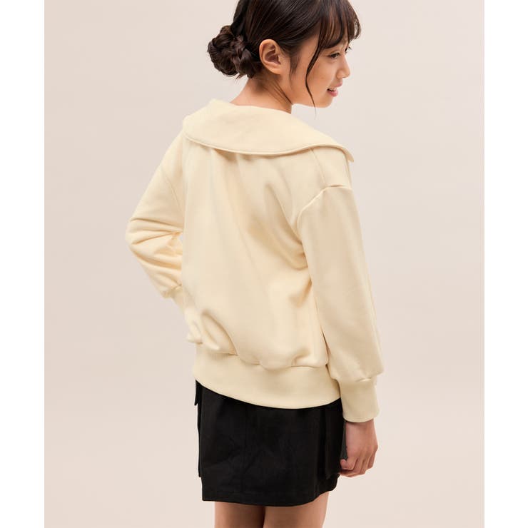 【KIDS/キッズ】ビックカラー裏毛ジップカーディガン | ROPE' PICNIC【KIDS】 | 詳細画像11 