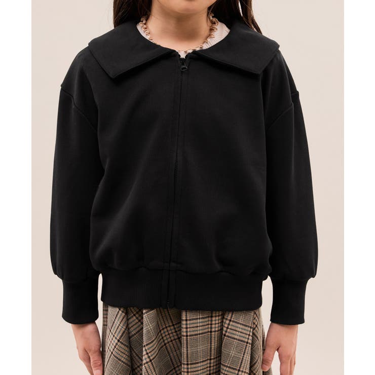 【KIDS/キッズ】ビックカラー裏毛ジップカーディガン | ROPE' PICNIC【KIDS】 | 詳細画像12 