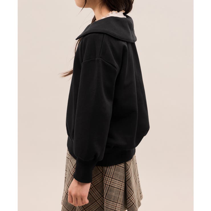 【KIDS/キッズ】ビックカラー裏毛ジップカーディガン | ROPE' PICNIC【KIDS】 | 詳細画像13 