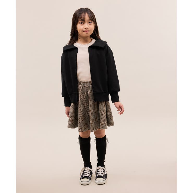 【KIDS/キッズ】ビックカラー裏毛ジップカーディガン | ROPE' PICNIC【KIDS】 | 詳細画像3 