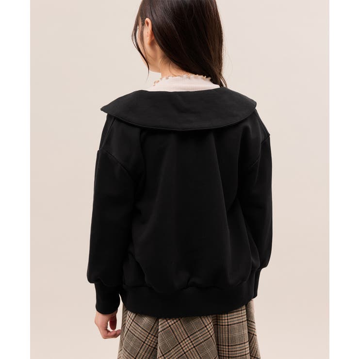 【KIDS/キッズ】ビックカラー裏毛ジップカーディガン | ROPE' PICNIC【KIDS】 | 詳細画像7 