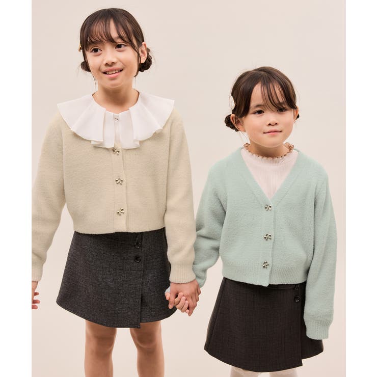 【KIDS キッズ】スフレニットシリーズ リボンボタンカーディガン | ROPE' PICNIC【KIDS】 | 詳細画像11 