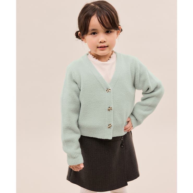 【KIDS キッズ】スフレニットシリーズ リボンボタンカーディガン | ROPE' PICNIC【KIDS】 | 詳細画像3 