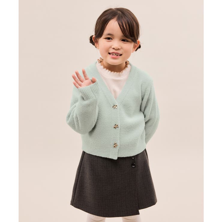【KIDS キッズ】スフレニットシリーズ リボンボタンカーディガン | ROPE' PICNIC【KIDS】 | 詳細画像5 