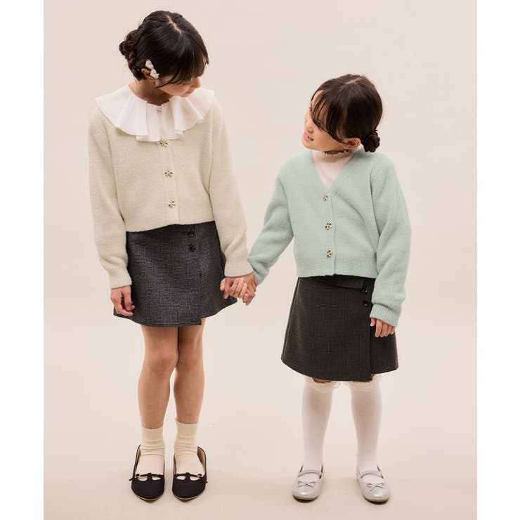 【KIDS キッズ】スフレニットシリーズ リボンボタンカーディガン | ROPE' PICNIC【KIDS】 | 詳細画像7 