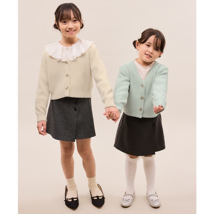 【KIDS キッズ】スフレニットシリーズ リボンボタンカーディガン | ROPE' PICNIC【KIDS】 | 詳細画像8 