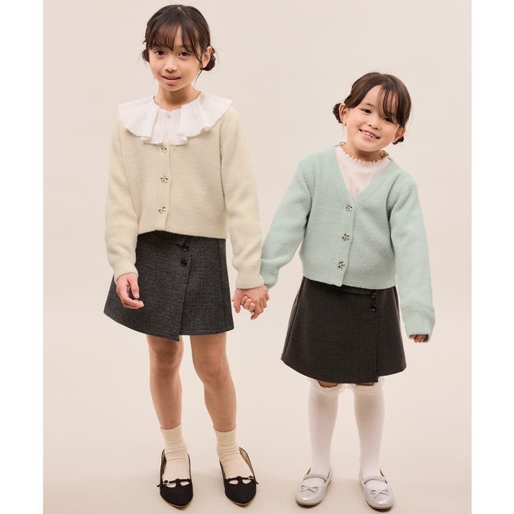 【KIDS キッズ】スフレニットシリーズ リボンボタンカーディガン | ROPE' PICNIC【KIDS】 | 詳細画像9 