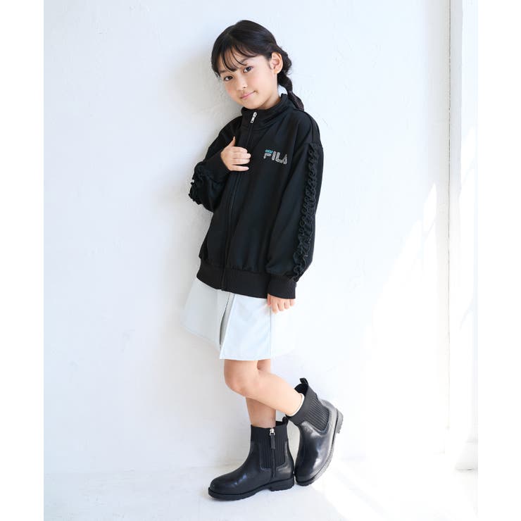 【KIDS/キッズ】【FILA/フィラ別注】ラインストーンジップパーカー | ROPE' PICNIC【KIDS】 | 詳細画像2 