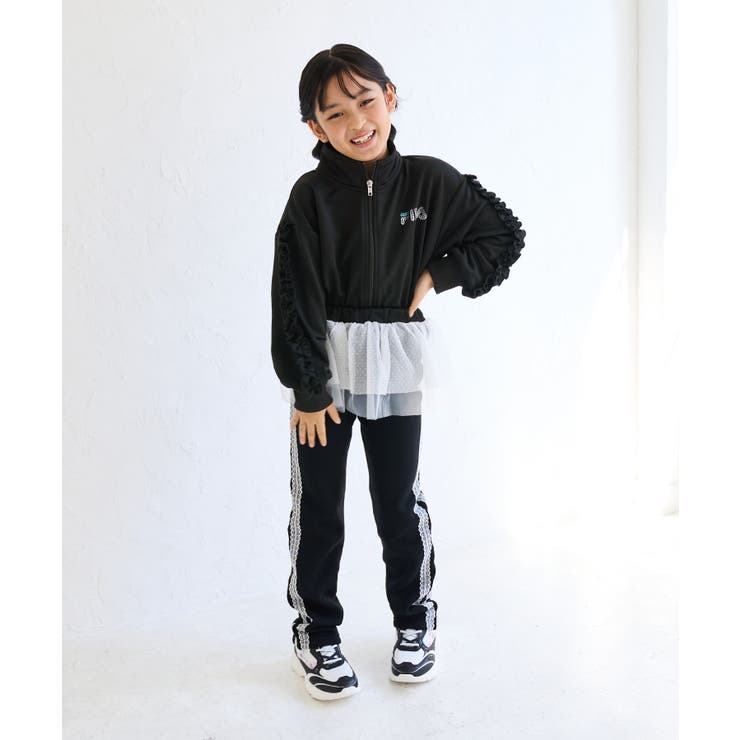 【KIDS/キッズ】【FILA/フィラ別注】ラインストーンジップパーカー | ROPE' PICNIC【KIDS】 | 詳細画像5 