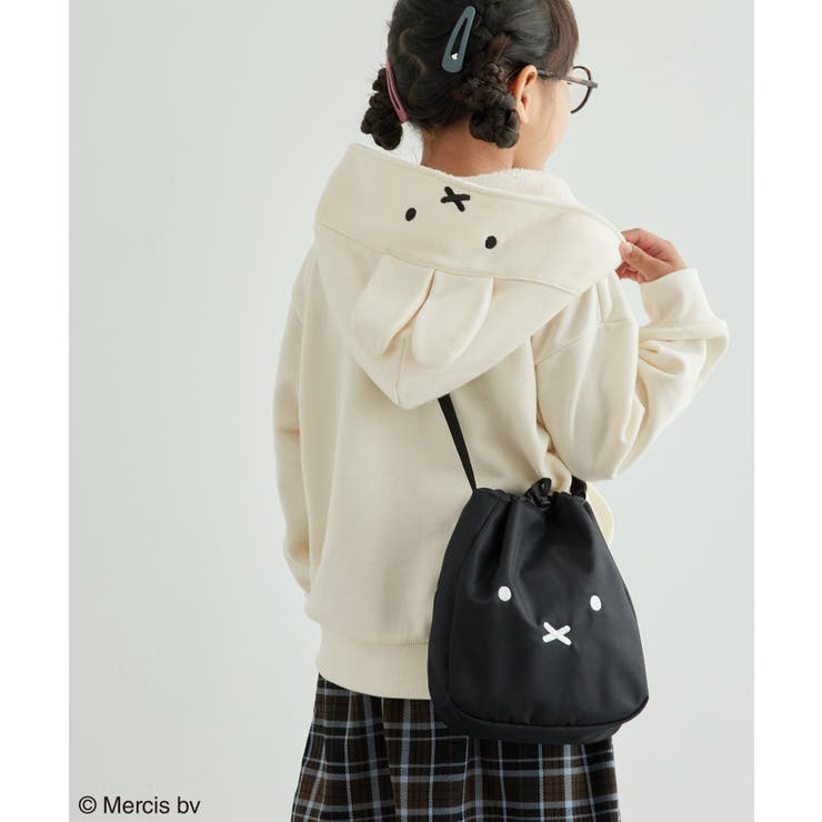 オフホワイト(15) | miffy×ROPE PICNIC 耳付きプルオーバー | ROPE' PICNIC【KIDS】