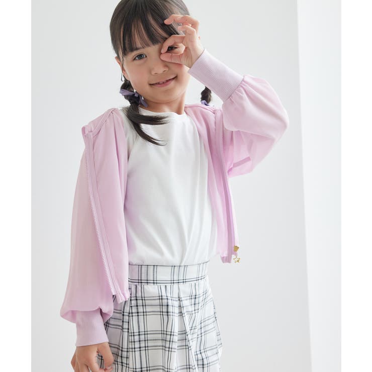 【KIDS】クロップドシアーブルゾンパーカー | ROPE' PICNIC【KIDS】 | 詳細画像13 