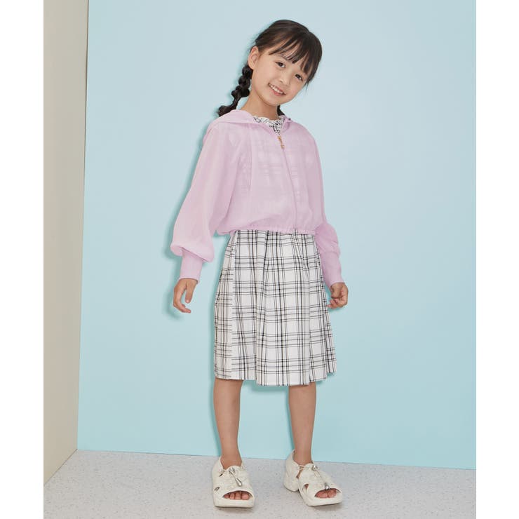 【KIDS】クロップドシアーブルゾンパーカー | ROPE' PICNIC【KIDS】 | 詳細画像3 